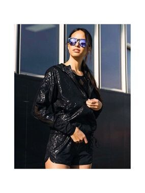 ZYIA Active | Black Cheetah Print Bomber Jacket